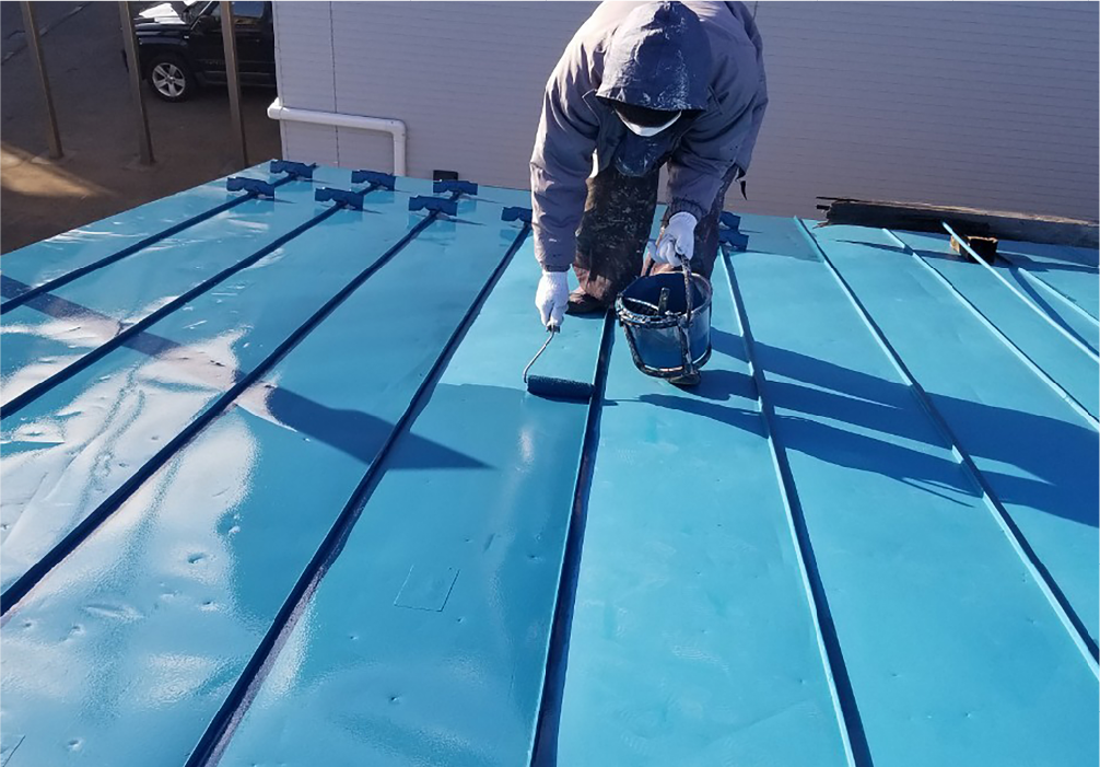 上塗り2液型シリコン塗装